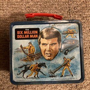 The Six Million Dollar Man vintage lunch box